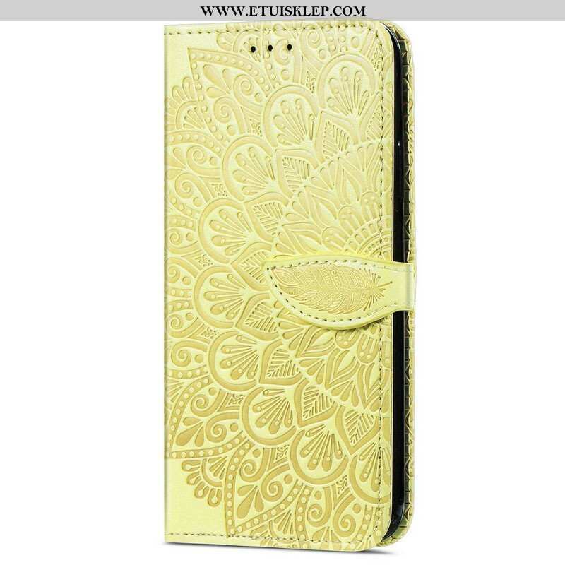 Etui Folio do iPhone 13 Mini Plemienne Liście